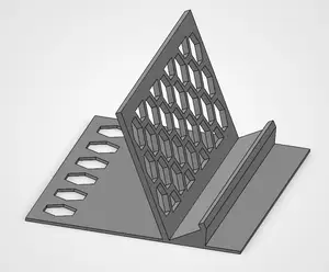 Stable, Wide Base Phone Stand with Wide Lip, Works For Fat Phone Cases