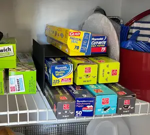 Kitchen Wrap Box Organizer for Pantry