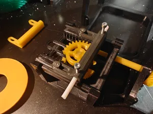 Bambu filament winder / spooler updates (axle, guide, centering disks)