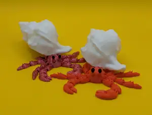 Articulated hermit crab
