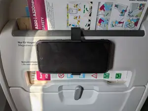 Google Pixel 8a airplane seat mount hook