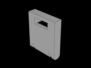 Lego Compatible (4346.dat) Container Box 2 x 2 x 2 Door with Slot