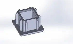 Profile pipe plug cap 20x20 and 40x20