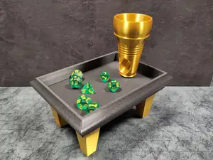 Table Dice Tower - Modern Rectangular