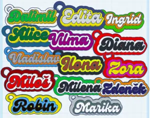 Osobní klíčenka/Personal keychain - jména (leden)
