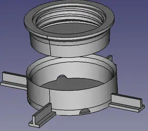 Mason Jar Adapter for growing microgreens