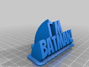 My Customized Sweeping 2-line name plate (text)