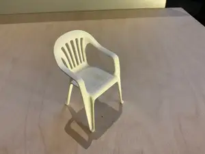 White lawn chair