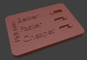 Better, Faster, Cheaper: Pick any two (with modelled labels remix)