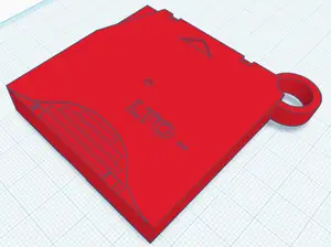 LTO Tape cartridge keychain