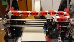 Anet A8 lightweight and unobtrusive X-axis cable chain