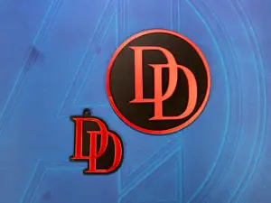 Daredevil Coaster and Keychain