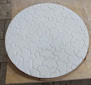 Spectre monotile stamp for ceramics