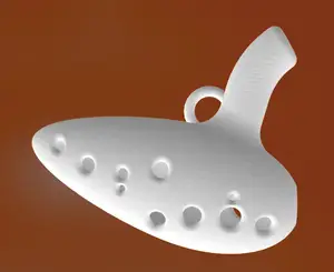 Literally the experimental ocarina but with a lanyard strap so you don't drop it in a pile of snow and lose it until your brother finds it in the grass near the pile of snow after the snow melts