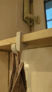 Bath Towel hook for window sill