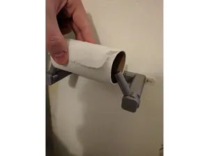 Minimalist Quick Change Toilet Paper Roll Holder