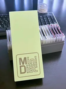 Minidisc storage box