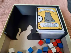 Sleeved Card Insert Tray for Cat Lady Game