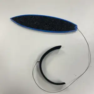 Finger surfboard Thicker with grip tape template