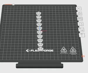 10x Flower Buttons