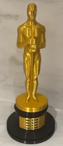 Oscar Statue - with easy to customise name plate