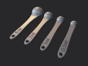 Measuring spoons (.step included)