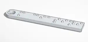braille keychain with name