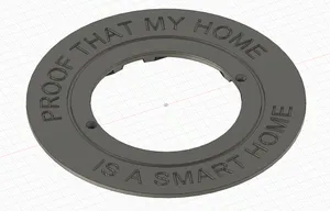 Home Assistant Voice PE - Arc Reactor Mod - Cover