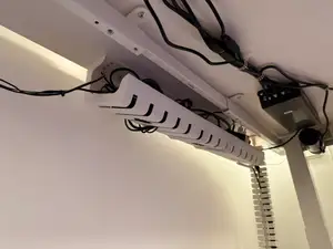 Under Table Cable Conduit Manager