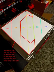 First Layer Temperature Calibration - MK4