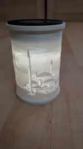 Istanbul Lithophane - Solar lamp