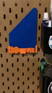 Skadis holder for brick ruler and brick separator