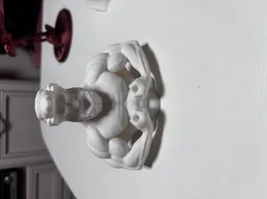 Muscular greek god bust