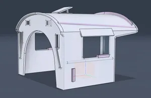 Southern Railway cab for USRA locomotives in H0 scale