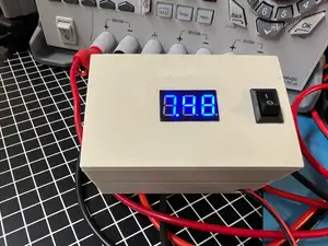 9v Battery Box with voltage tester/monitor