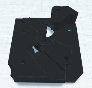 IFS Prusa MINI extruder rear-IFS M8 Fitting remix