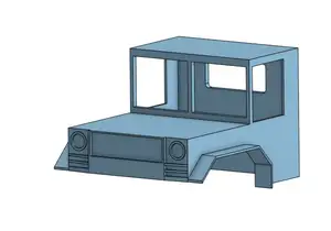 Half cab Scx24 any wheelbase military truck body