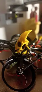 Dji O4 lite canopy : 20deg tilt + crest + antenna holder