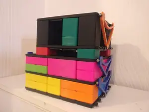 Gridfinity stackable plates and toolbox (MARK2)