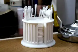 Greek cotton pads and cotton swabs pillar