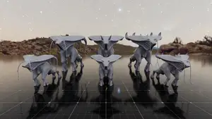Satisfactory every Spitters 3D model (Very high poly & Volumetric)