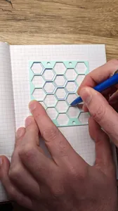 Hex Tile Grid Template