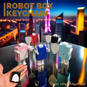 Fidget Transforming Keychain Robot – DIY 3D Printed Fun!