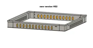 lid raiser for Creality K2 plus (2025-02-22 added VE2)