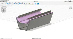 40x40 ALUMINIUM profile cable clip