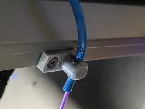 Creality K1 SE bowden tube side support