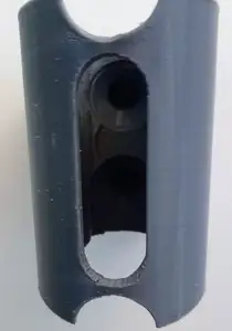 Dyson V12 Slim - Double Accessory Wall Mount (Dual 2x Drill Holes Remix)