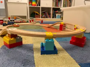 Minimalist Duplo - Brio, IKEA, Wooden Train adapter