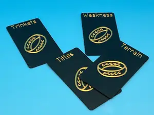 Custom card dividers for Lord of the Rings: Journeys in Middle Earth