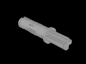 Lego Compatible (11214.dat) Technic Axle Pin Long with Friction with 2L Pin